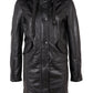 Varja CF Leather Jacket, Black