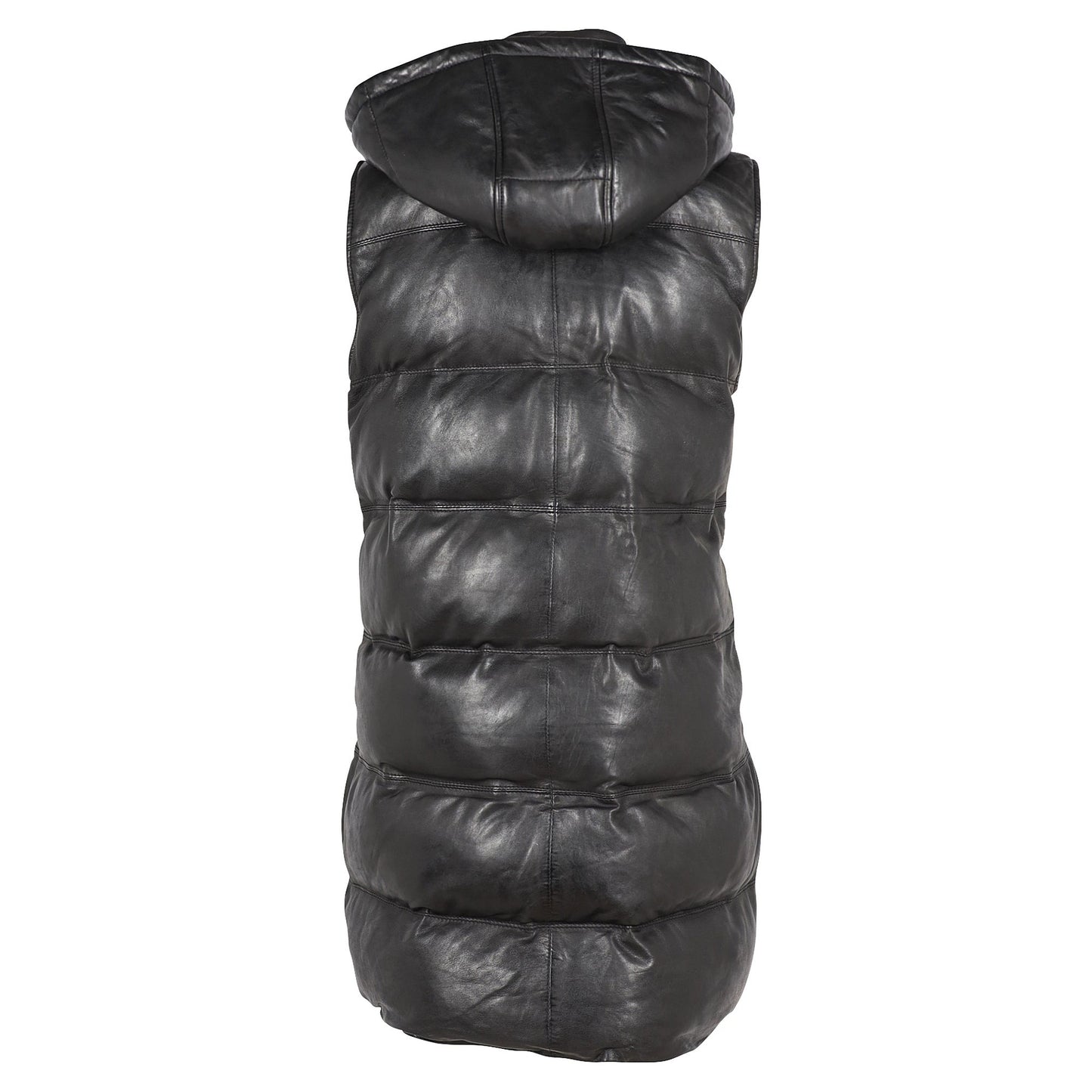 Veo CF Leather Vest, Black