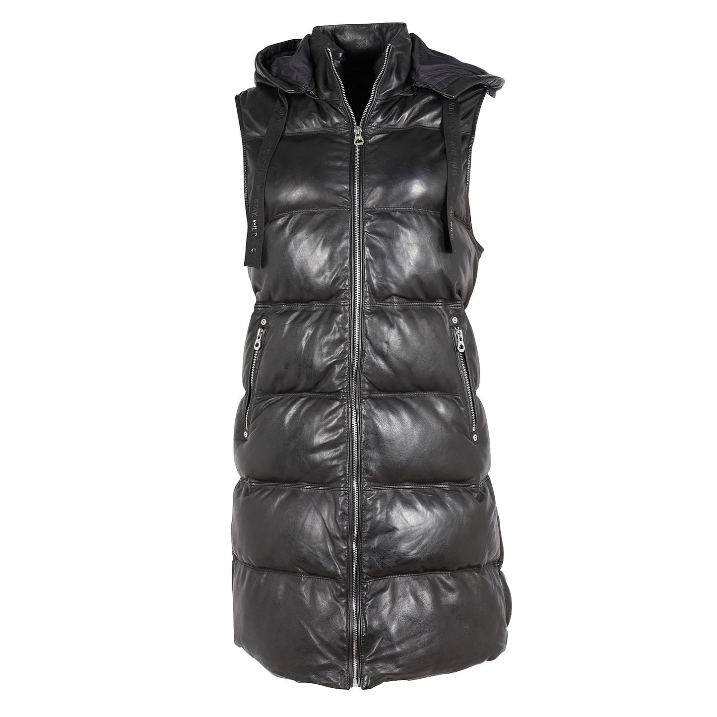 Veo CF Leather Vest, Black