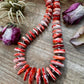 NFR Collection Necklace – 5mm Sterling Silver Pearls with Graduated Spiny Oyster 37"