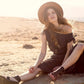 Women's Gia Dress in Charcoal by Joyfolie