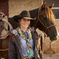 Cowgirl with horse