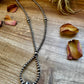 23 inch graduated Sterling Silver Pearls hoop necklace