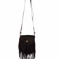 B320-HB Black Fringe Crossbody Bag