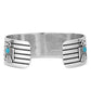 BC4905 Turquoise Thunderbird cuff bracelet