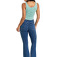 Cowgirl in jeans and tank top, BW20T06279