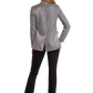 Woman in silver blazer and black pants, BW96T05280