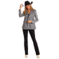 Cowgirl in blazer and hat - BW96T05280
