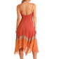 Woman in floral dress and hat, BWD0R05891