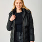 Belinda CF Leather Jacket, Anthracite