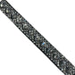 Bling silver rhinestone trim detail