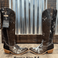 Kendra Brown Cowhide Tall  Boots | Pelo Granizo by Liberty Black