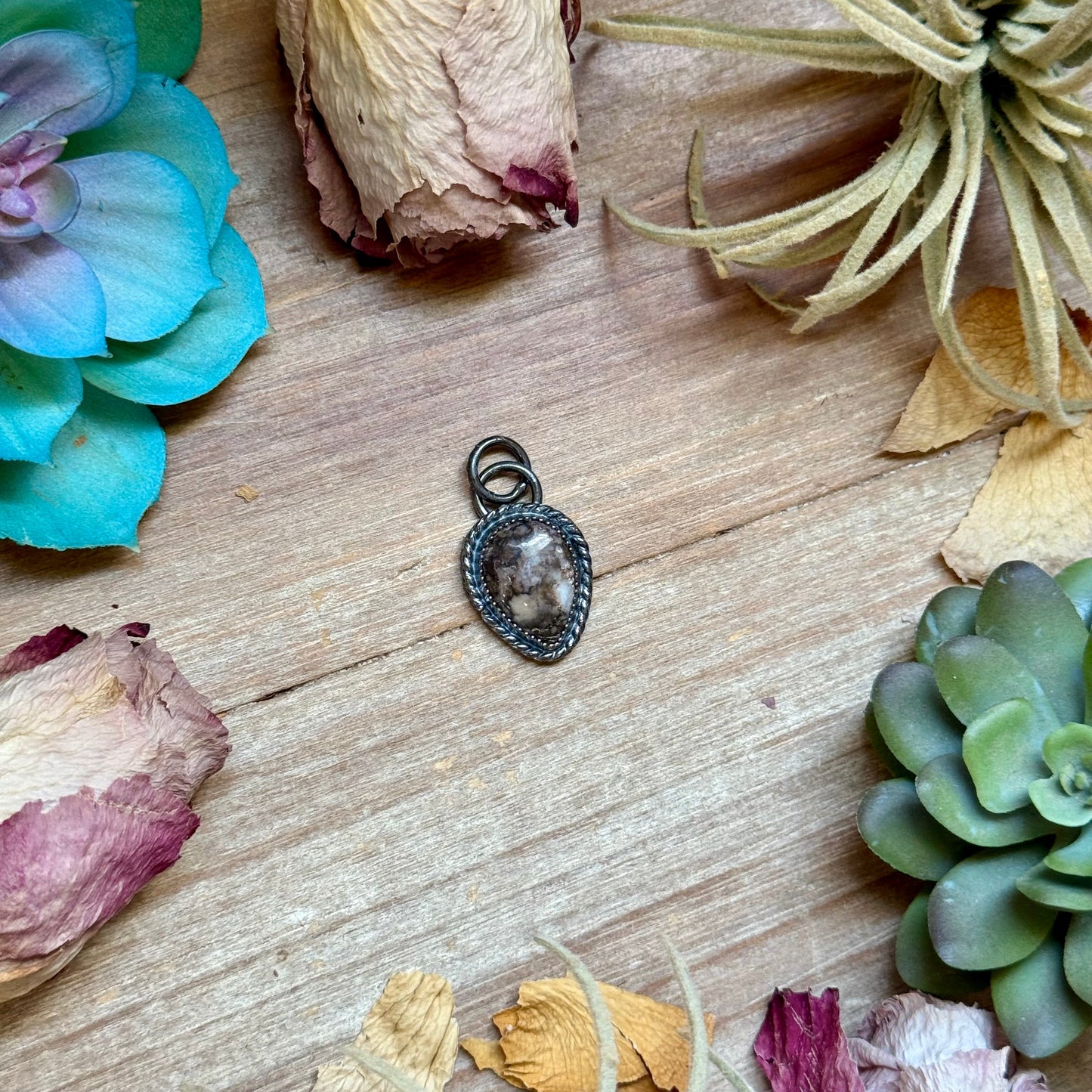 FREE Sterling Silver Necklace + MJ Wild Horse Matrix Charm