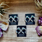 Naja Stud Earrings with Kingman Turquoise – Sterling Silver