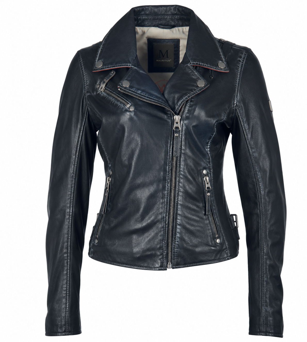 Betsy RF Leather Jacket, Black.