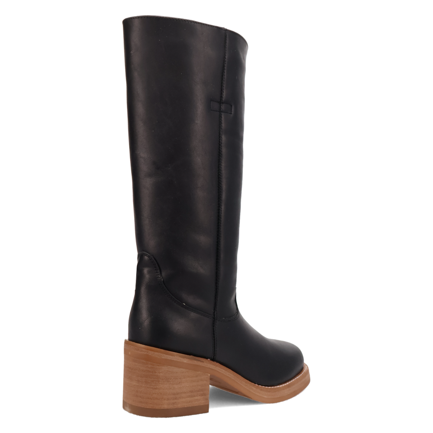 Black leather tall boot DI2287-BK_10