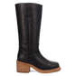 Black Leather Boot DI2287-BK_2