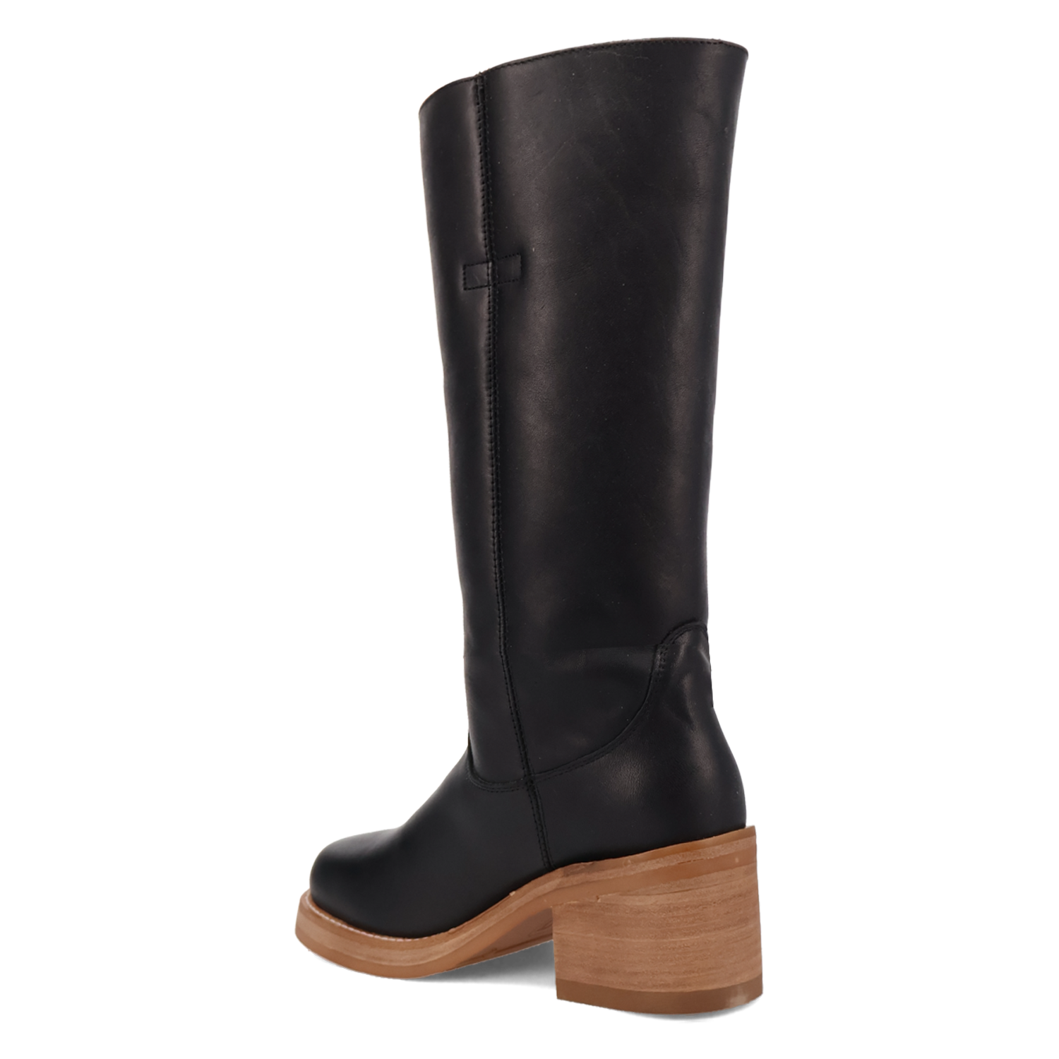 Black leather tall boot DI2287-BK_9