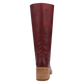 DI2287-RD16_4 Red Leather Boot, Back View