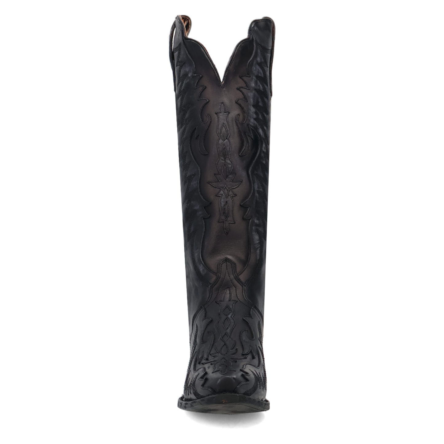 Hallie Leather Boot in Black Cowboy Boot by Dan Post