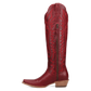 Heartland Red Knee High Leather Women's Cowboy Boot by Dan Post