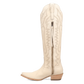 Heartland Bone Knee High Leather Women's Cowboy Boot by Dan Post