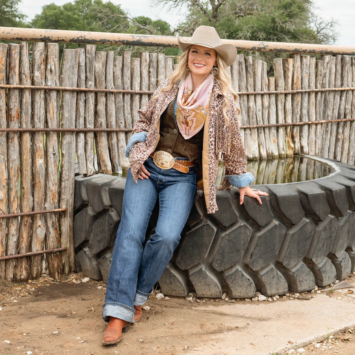 Back When They Bucked Wild Rag Scarf at Bourbon Cowgirl