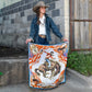 Cowboy Country Patriotic Wild Rag Silk Scarf Bandana