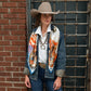 Cowboy Country Patriotic Wild Rag Silk Scarf Bandana