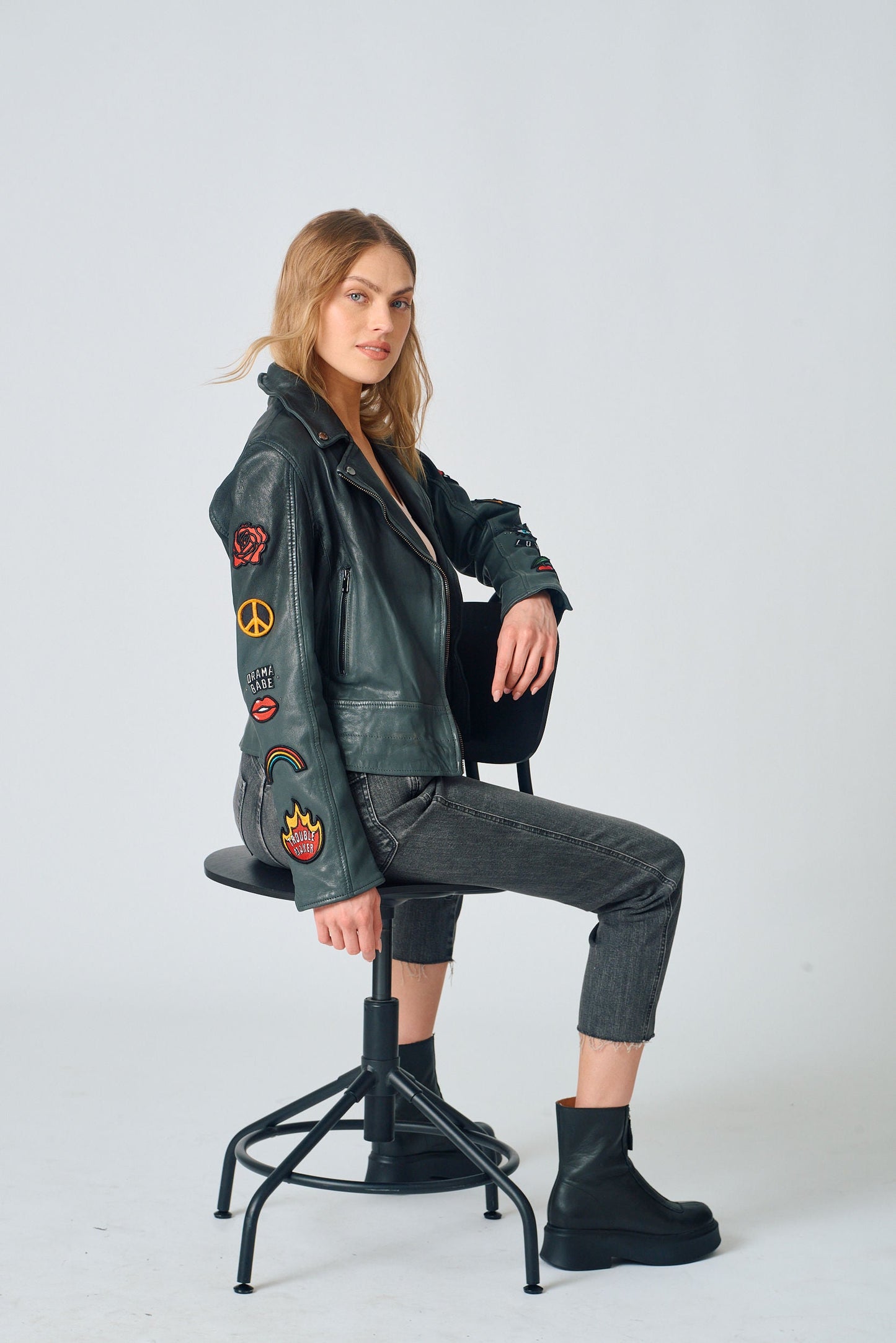 Cynthia RF Leather Jacket