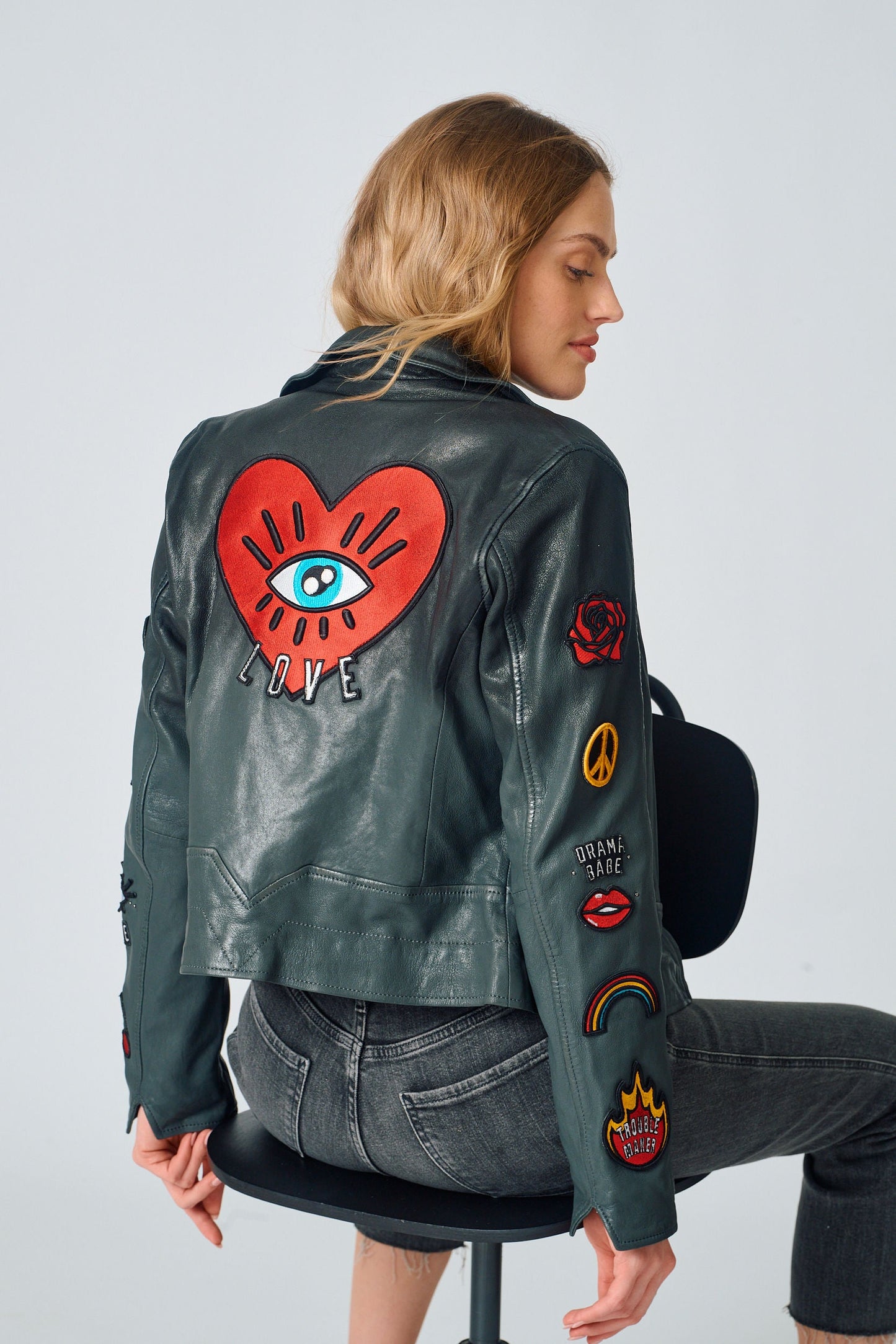 Cynthia RF Leather Jacket