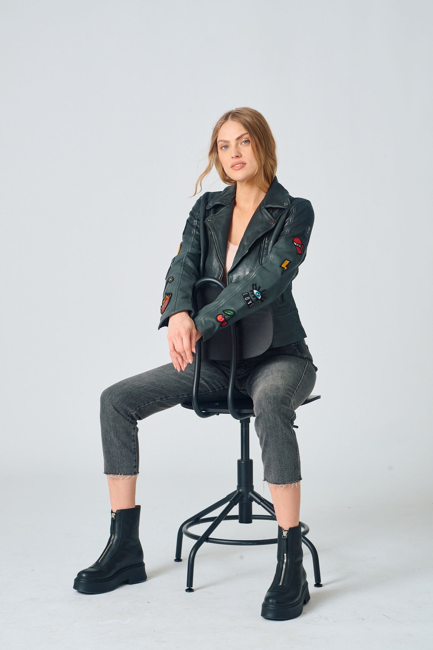 Cynthia RF Leather Jacket