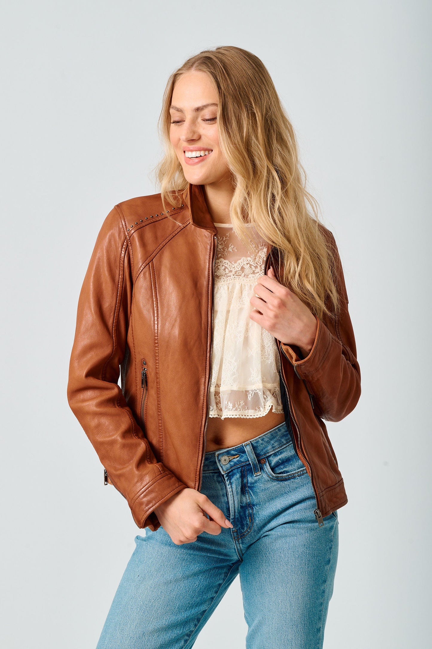 Sunny 2 RF Leather Jacket