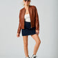 Katharina RF Leather Jacket