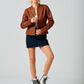 Katharina RF Leather Jacket