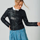 Flora RF Leather Jacket