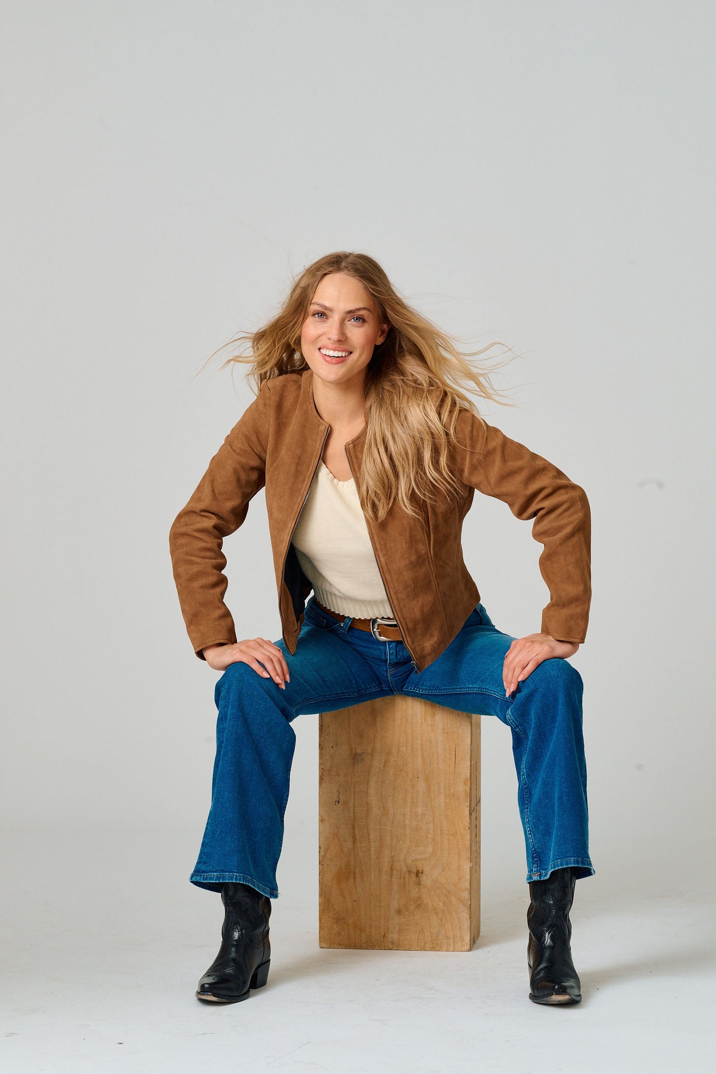 Quynn RF Leather Jacket