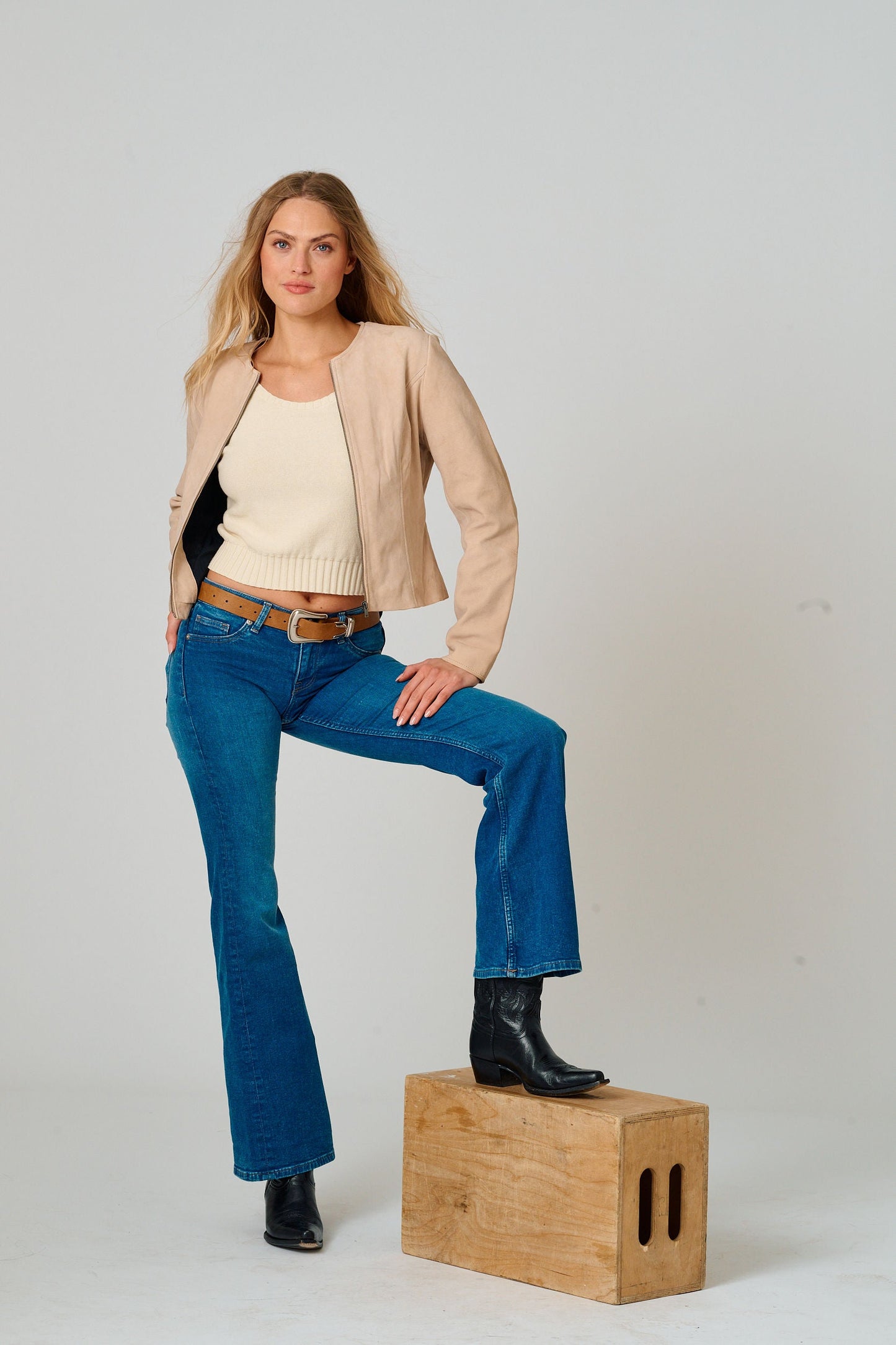 Quynn RF Leather Jacket