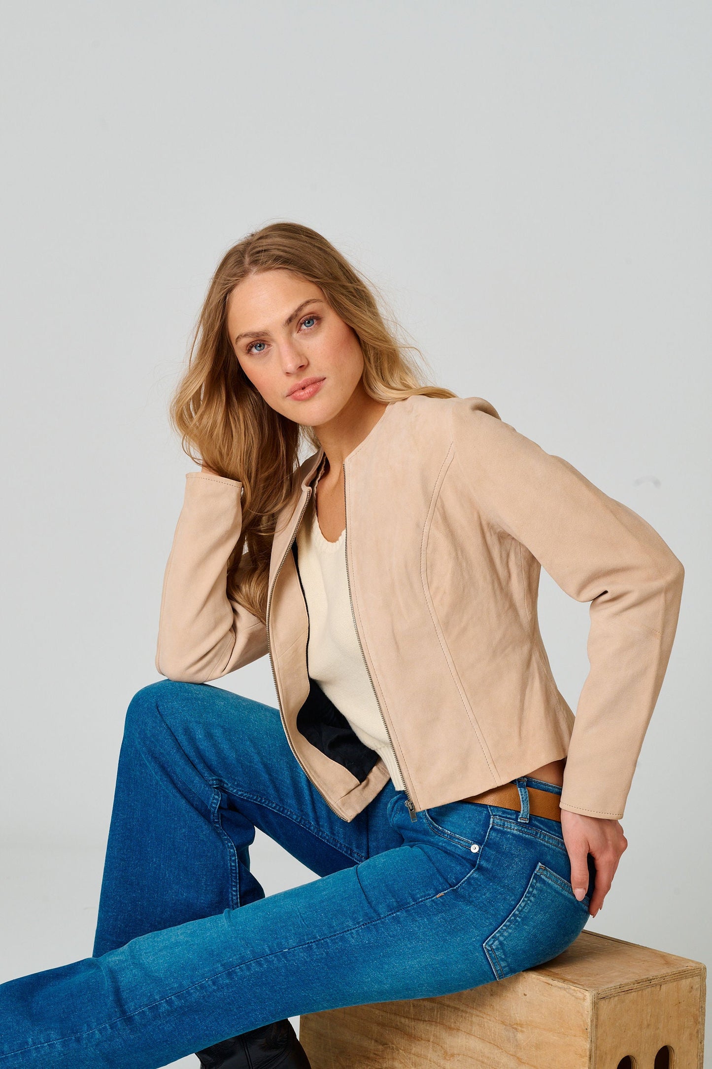Quynn RF Leather Jacket