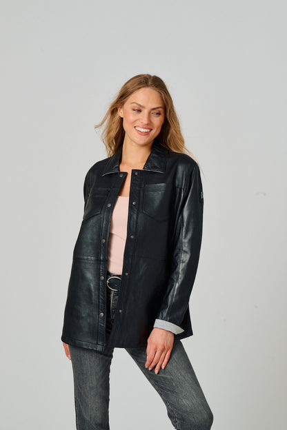 Nadya CF Leather Jacket