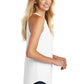 Women's white rocker tank top