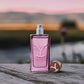 Yellowstone fragrance bottle at dusk