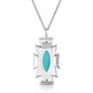 E-Bynder-NC5353 turquoise pendant necklace