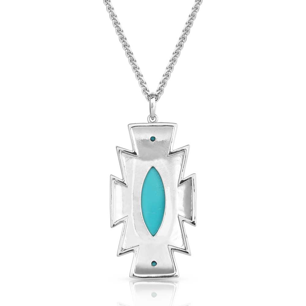E-Bynder-NC5353 turquoise pendant necklace
