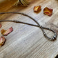 23 inch graduated Sterling Silver Pearls hoop necklace