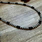 18 Inch 5 mm Sterling Silver Pearls necklace with Black Onyx