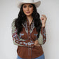 H Bar C San Antonio Women's Shirt in Brown