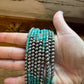 Sterling Silver Pearl & Heishi Turquoise Necklace – 19"