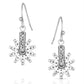 ER5823 Silver Spur Earrings
