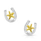 ER803 Horseshoe Star Earrings